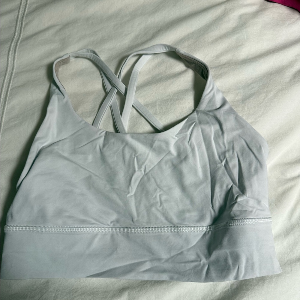 Women's lululemon white Sports Bra